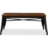 Industrieel Design Bank - Hout en Metaal - Stylix image 7