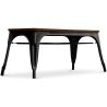 Industrieel Design Bank - Hout en Metaal - Stylix image 7