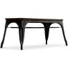 Industrieel Design Bank - Hout en Metaal - Stylix image 7