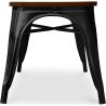 Industrieel Design Bank - Hout en Metaal - Stylix image 7
