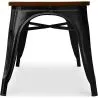 Industrieel Design Bank - Hout en Metaal - Stylix image 7