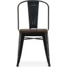 Eetkamerstoel - Industrieel ontwerp - Hout en staal - Stylix image 7