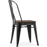 Eetkamerstoel - Industrieel ontwerp - Hout en staal - Stylix image 7