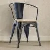 Eetkamerstoel met armleuningen - Hout & Staal - Stylix image 7