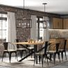 Eetkamerstoel met armleuningen - Hout & Staal - Stylix image 7