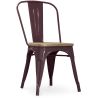 Eetkamerstoel - Industrieel ontwerp - Hout & Staal -Stylix image 7