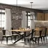 Eetkamerstoel - Industrieel ontwerp - Hout & Staal -Stylix image 7