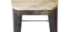 Barkruk - Industrieel Ontwerp - Staal & Hout - 76cm - Stylix image 7