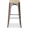 Barkruk - Industrieel Ontwerp - Staal & Hout - 76cm - Stylix image 7