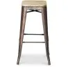 Barkruk - Industrieel Ontwerp - Staal & Hout - 76cm - Stylix image 7
