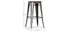 Barkruk - Industrieel Ontwerp - Hout & Metaal - 76cm - Stylix image 7