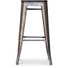 Barkruk - Industrieel Ontwerp - Hout & Metaal - 76cm - Stylix image 7