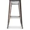 Barkruk - Industrieel Ontwerp - Hout & Metaal - 76cm - Stylix image 7