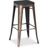Barkruk - Industrieel Ontwerp - Hout & Metaal - 76cm - Stylix image 7