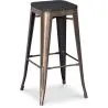 Barkruk - Industrieel Ontwerp - Hout & Metaal - 76cm - Stylix image 7