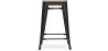 Barkruk industrieel ontwerp - hout & staal - 61cm - Stylix image 7
