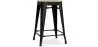 Barkruk industrieel ontwerp - hout & staal - 61cm - Stylix image 7