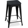 Barkruk - Industrieel Ontwerp - Hout & Staal - 61cm - Stylix image 7