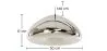 Plafondlamp - Hanglamp - Verchroomd Metaal - 30 cm - Nullify image 7