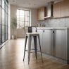 Barkruk met rugleuning - Industrieel ontwerp - 76 cm - Stylix image 7