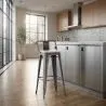 Barkruk met rugleuning - Industrieel ontwerp - 76 cm - Stylix image 7