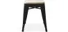 Industriële Design Kruk - Hout & Metaal - 45cm - Stylix image 7