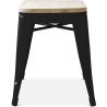 Industriële Design Kruk - Hout & Metaal - 45cm - Stylix image 7