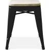 Industriële Design Kruk - Hout & Metaal - 45cm - Stylix image 7