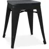 Industrieel Design Krukje - Hout & Staal - 46cm - Stylix image 7
