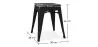 Industrieel Design Krukje - Hout & Staal - 46cm - Stylix image 7