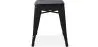 Industrieel Design Krukje - Hout & Staal - 46cm - Stylix image 7