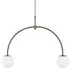 Kristallen Ballen Plafondlamp - Hanglamp 2 armen - Josephine image 7