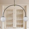 Kristallen Ballen Plafondlamp - Hanglamp 2 armen - Josephine image 7