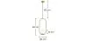 Globe Plafondlamp - Gouden Hanglamp - Robijn image 7