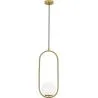 Globe Plafondlamp - Gouden Hanglamp - Robijn image 7