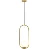 Globe Plafondlamp - Gouden Hanglamp - Robijn image 7