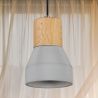 Plafondlamp hout en beton - Hanglamp Scandinavisch design - Minnie image 7