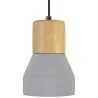 Plafondlamp hout en beton - Hanglamp Scandinavisch design - Minnie image 7