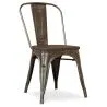 Eetkamerstoel - Industrieel ontwerp - Hout & Staal - Nieuwe Editie - Stylix image 7