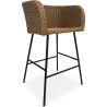Rotan Kruk met Armleuningen - Boho Bali Ontwerp - Ishita image 7