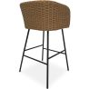 Rotan Kruk met Armleuningen - Boho Bali Ontwerp - Ishita image 7