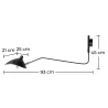 Flexo Lamp - Wandlamp - Zwart - George image 7