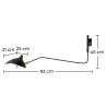 Flexo Lamp - Wandlamp - Zwart - George image 7