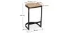 Barkruk industrieel ontwerp - hout & metaal - 60cm - Lia image 7