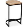 Barkruk industrieel ontwerp - hout & metaal - 60cm - Lia image 7