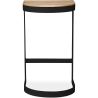 Barkruk industrieel ontwerp - hout & metaal - 60cm - Lia image 7