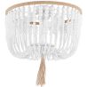 Plafondlamp Houten Ballen - Plafondlamp Boho Bali Stijl - Kanda image 7