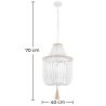 Houten Ballen Plafondlamp - Hanglamp Boho Bali Stijl - Lawan image 7