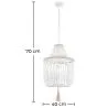 Houten Ballen Plafondlamp - Hanglamp Boho Bali Stijl - Lawan image 7