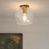 Plafondlamp - Glazen Plafond - Retro Design - Avo image 7